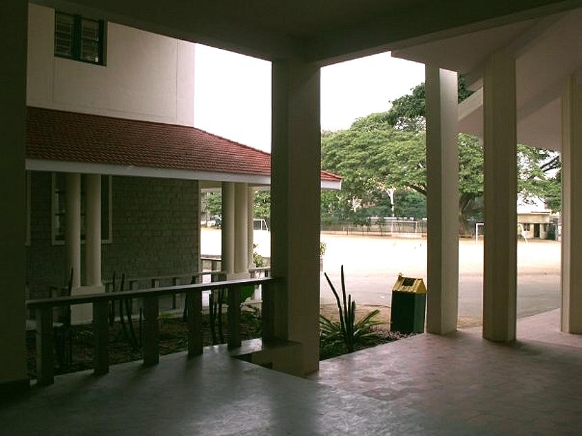 Stafford Block - viedw of sports field